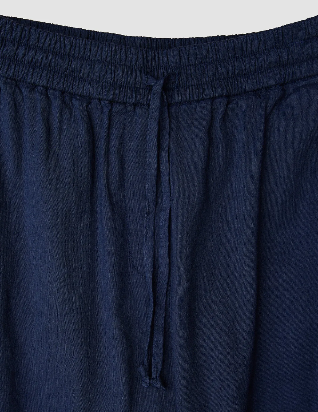 Women Linen Shorts Relaxed Night Sky