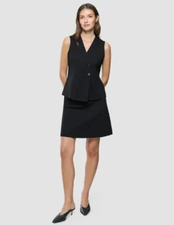 Women Marin Vest Short Black