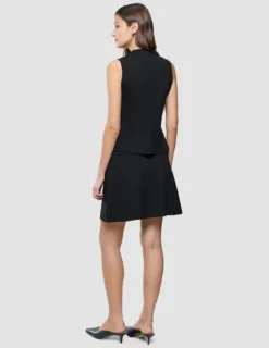 Women Marin Vest Short Black