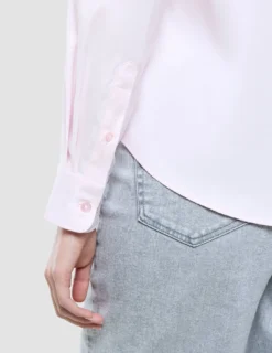 Women Oxford Shirt Barely Pink Regular
