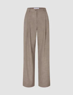 Women Rhea Pants Golden Beige Melange
