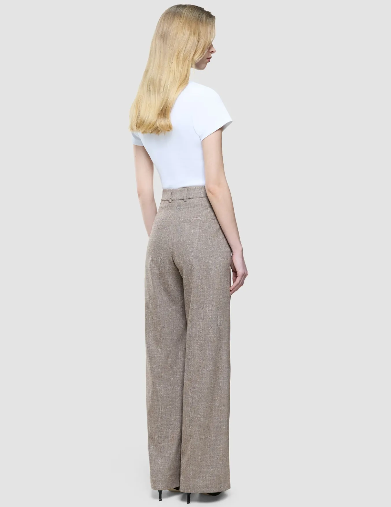 Women Rhea Pants Golden Beige Melange