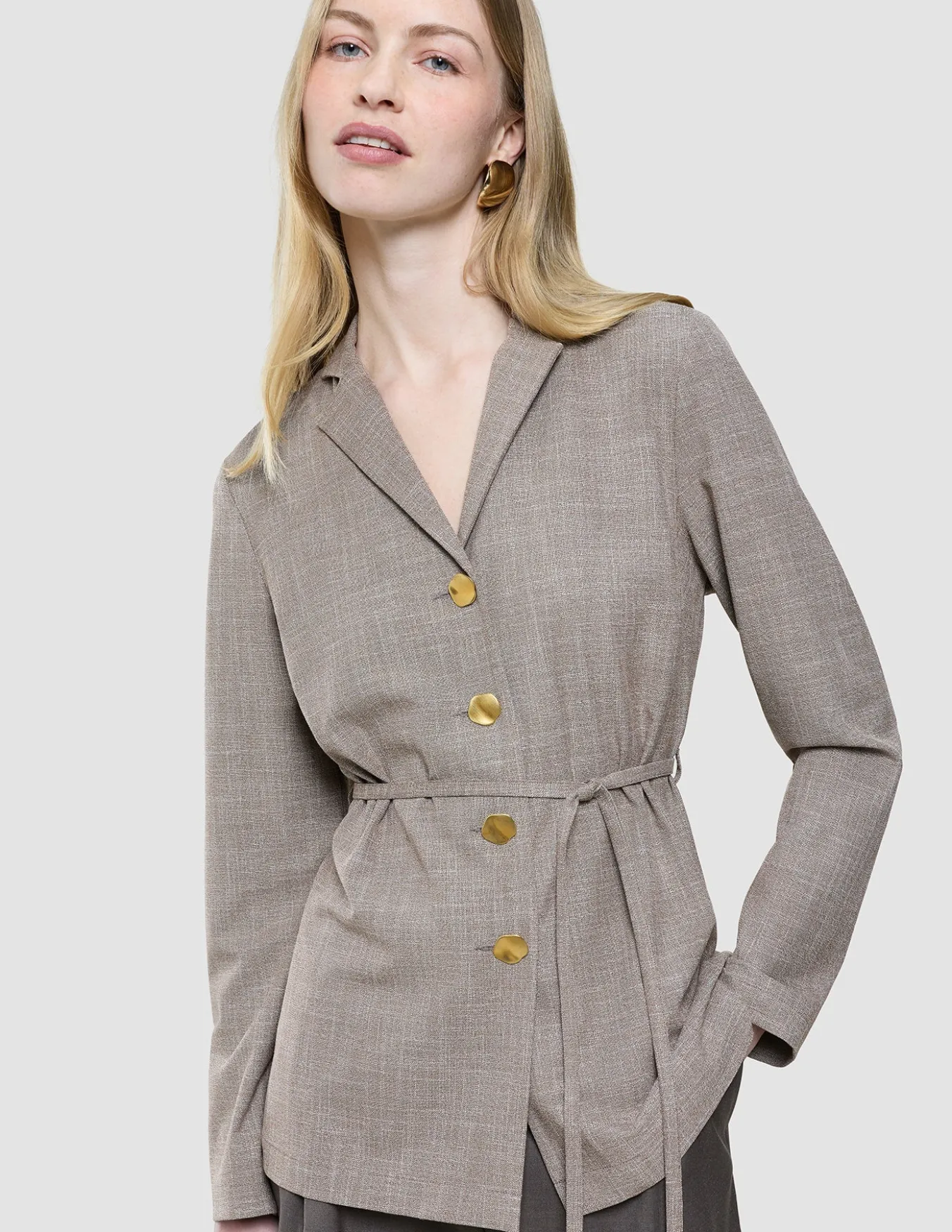 Women Rhea Shirt Golden Beige Melange