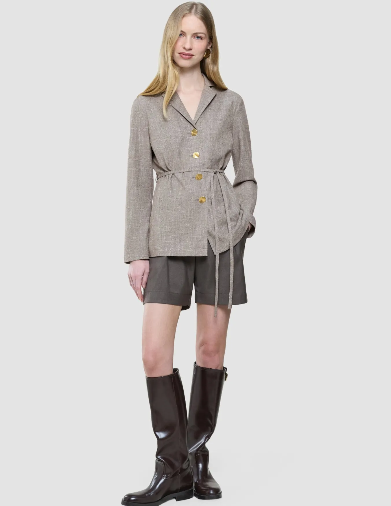 Women Rhea Shirt Golden Beige Melange