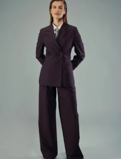 Women's Avira Blazer Burgundy Berry