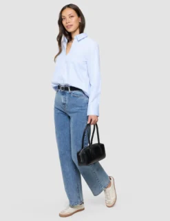 Women's Brooklyn Shirt Sky Stripes