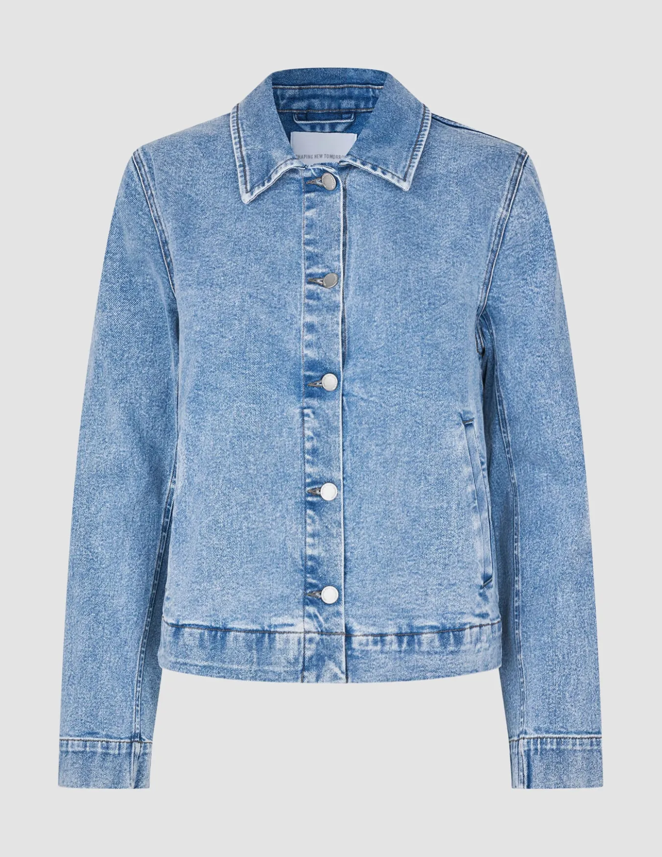 Women's Classic Denim Jacket Snow Blue Wash