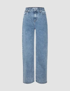 Women's Classic Jeans Relaxed Fit Snow Blue Wash