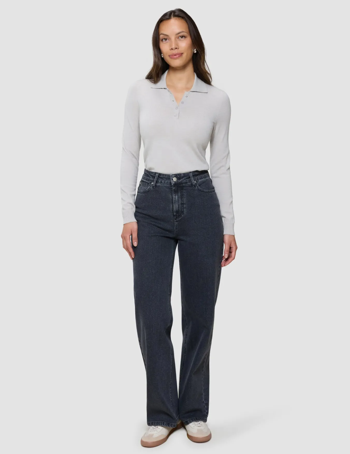 Women's Classic Jeans Relaxed Fit Washed Black