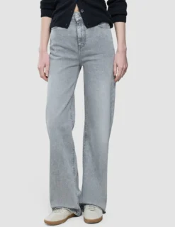 Women's Classic Jeans Relaxed Light Grey Washed