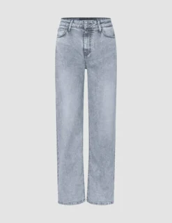 Women's Classic Jeans Straight Light Grey Washed