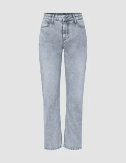 Women's Classic Jeans Tapered Light Grey Washed