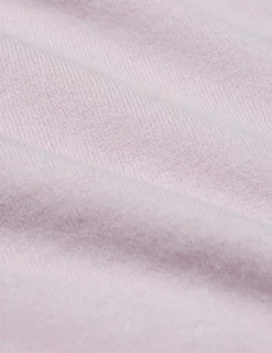 Women's Elevated Knit Polo Soft Pink Melange