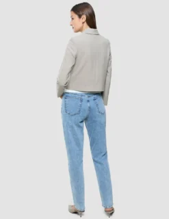 Women Serene Short Jacket Burnt Sugar Herringbone