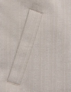 Women Serene Short Jacket Burnt Sugar Herringbone