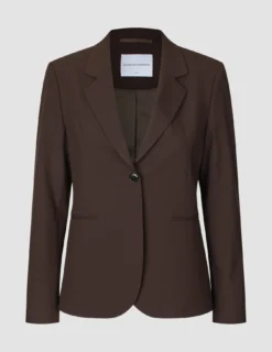 Women's Essential Fitted Blazer Espresso