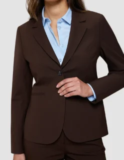 Women's Essential Fitted Blazer Espresso