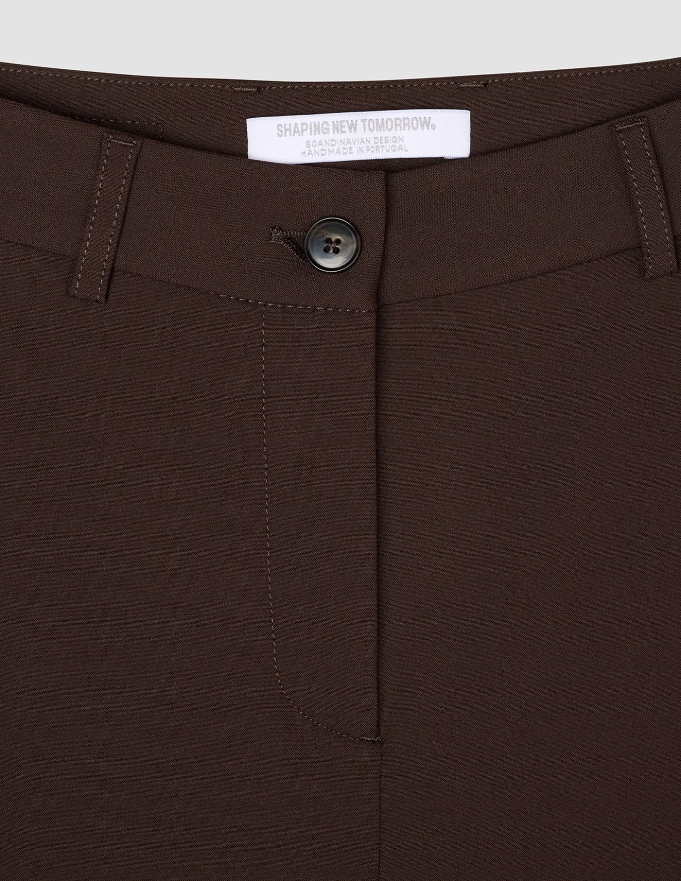 Women's Essential Pants Straight Espresso
