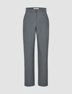 Women's Essential Pants Straight Dark Grey Melange