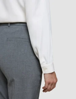 Women's Essential Pants Tapered Dark Grey Melange