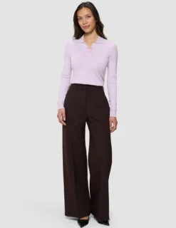 Women's Essential Pants Wide Espresso