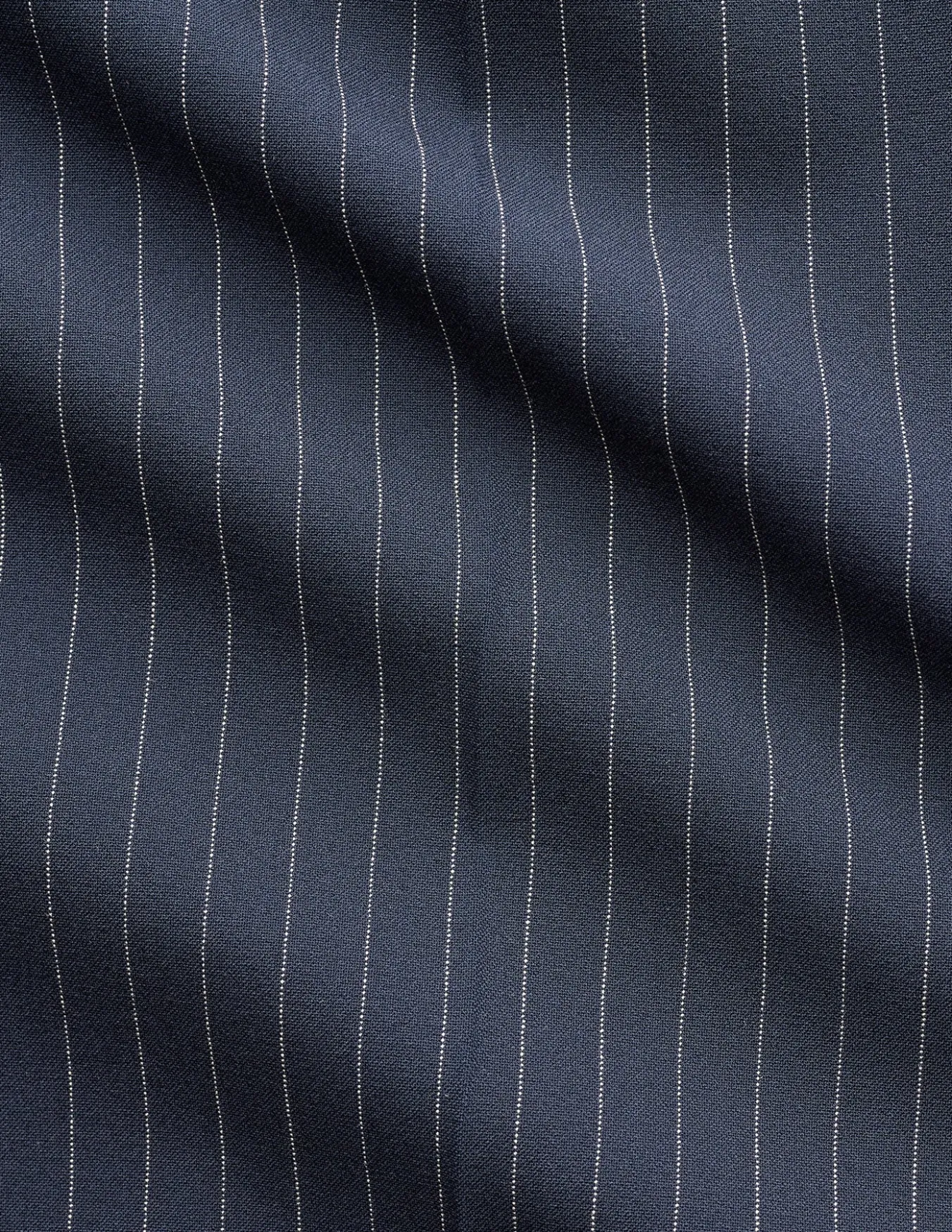 Women's Essential Pants Wide Navy Pinstripe