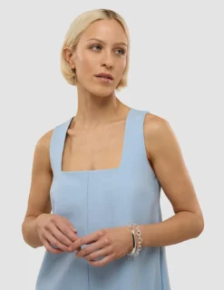 Women's Essential Spencer Dress Sky Blue Melange