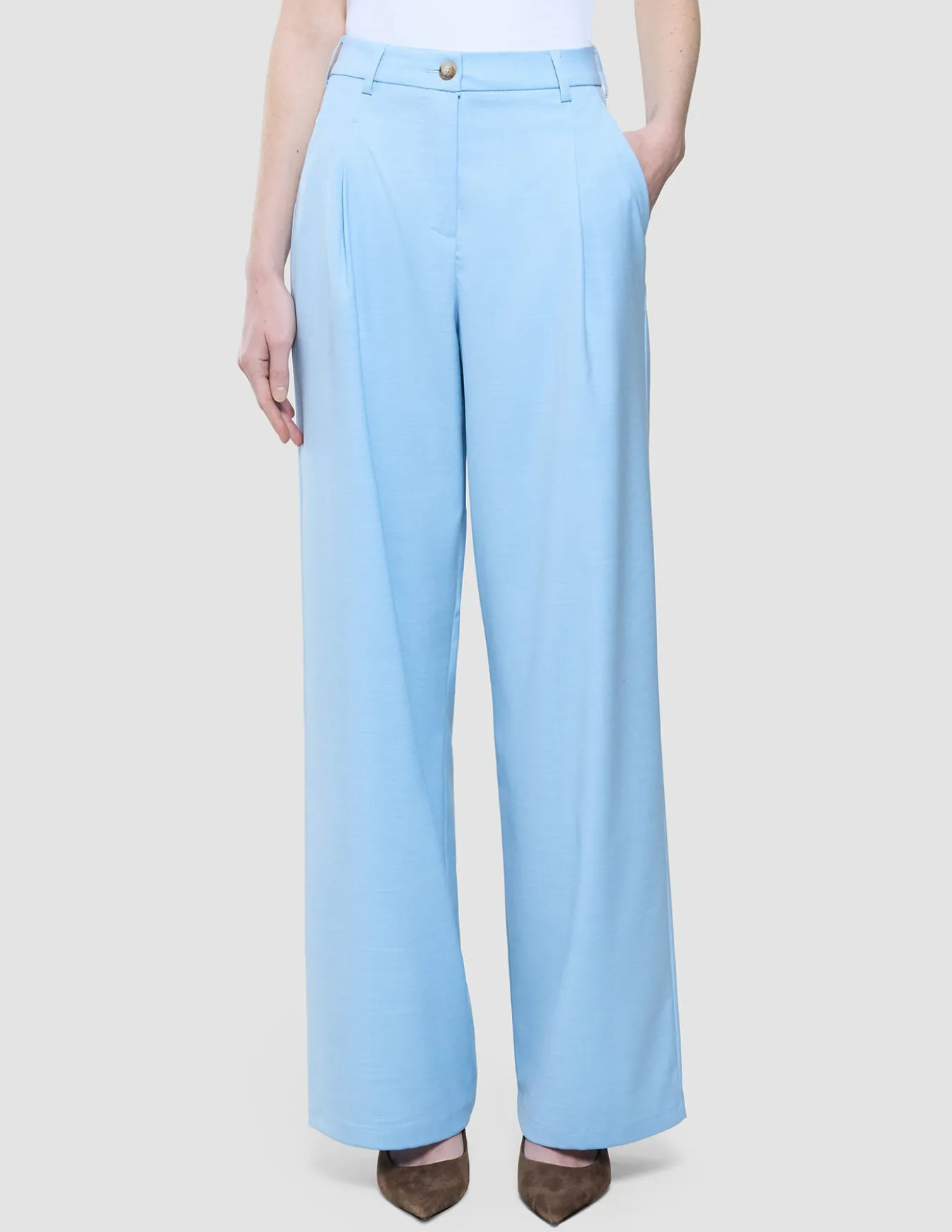 Women Skye Pants Wide Blue Haze