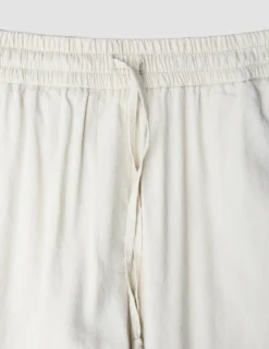 Women's Linen Pants Relaxed Sandy Beige