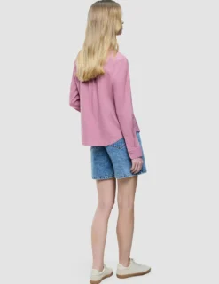 Women's Linen Shirt Dusty Cerise
