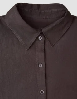 Women's Linen Shirt Espresso