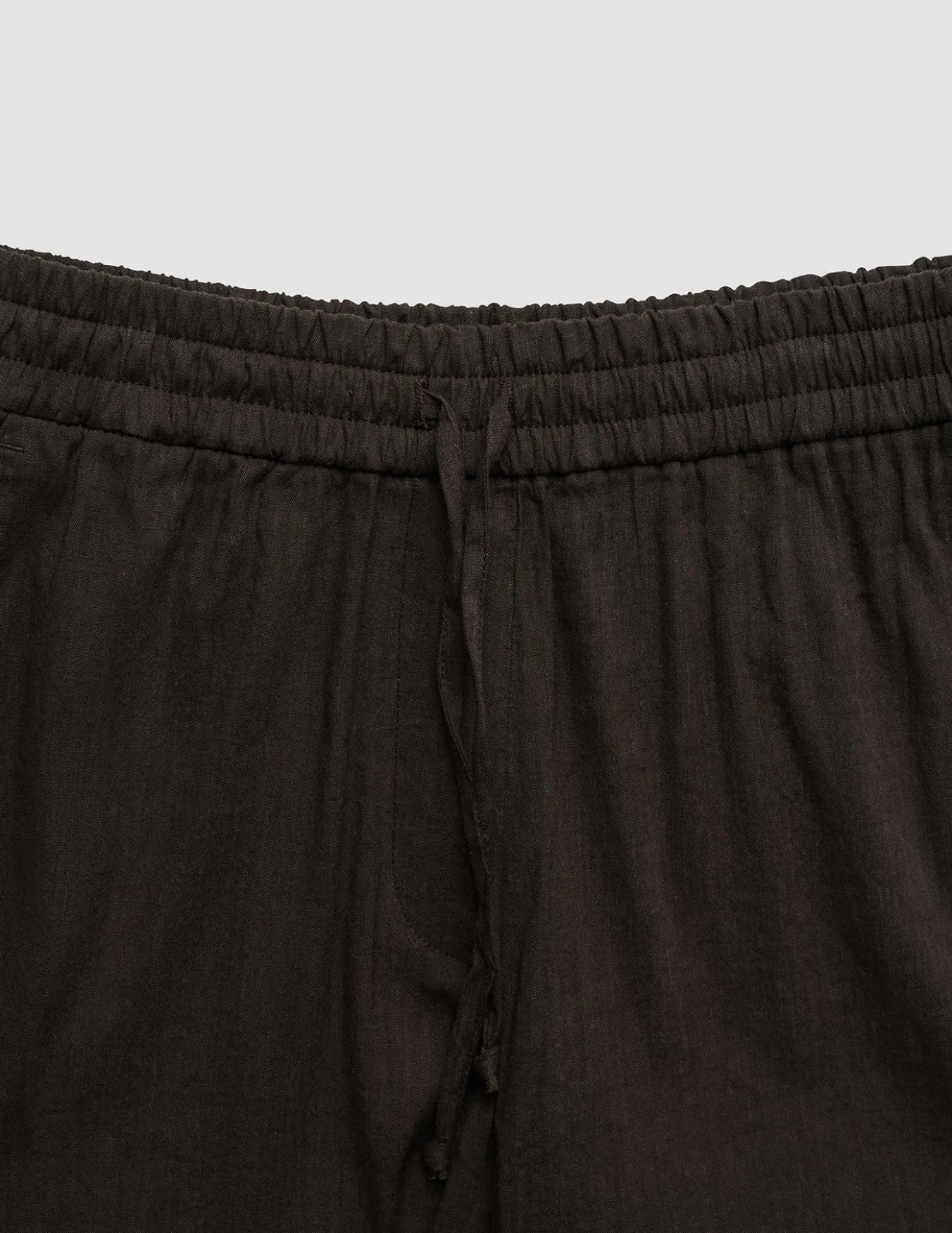 Women's Linen Shorts Relaxed Espresso
