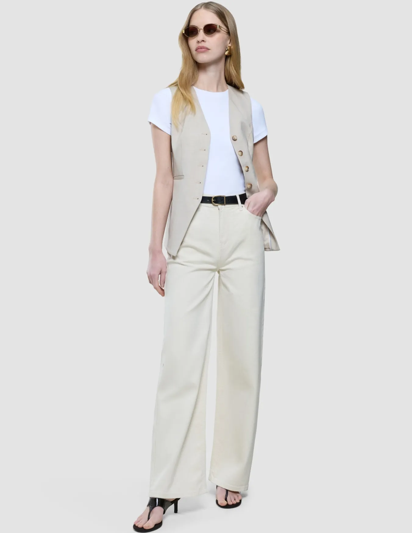 Women's Relaxed Jeans Off White