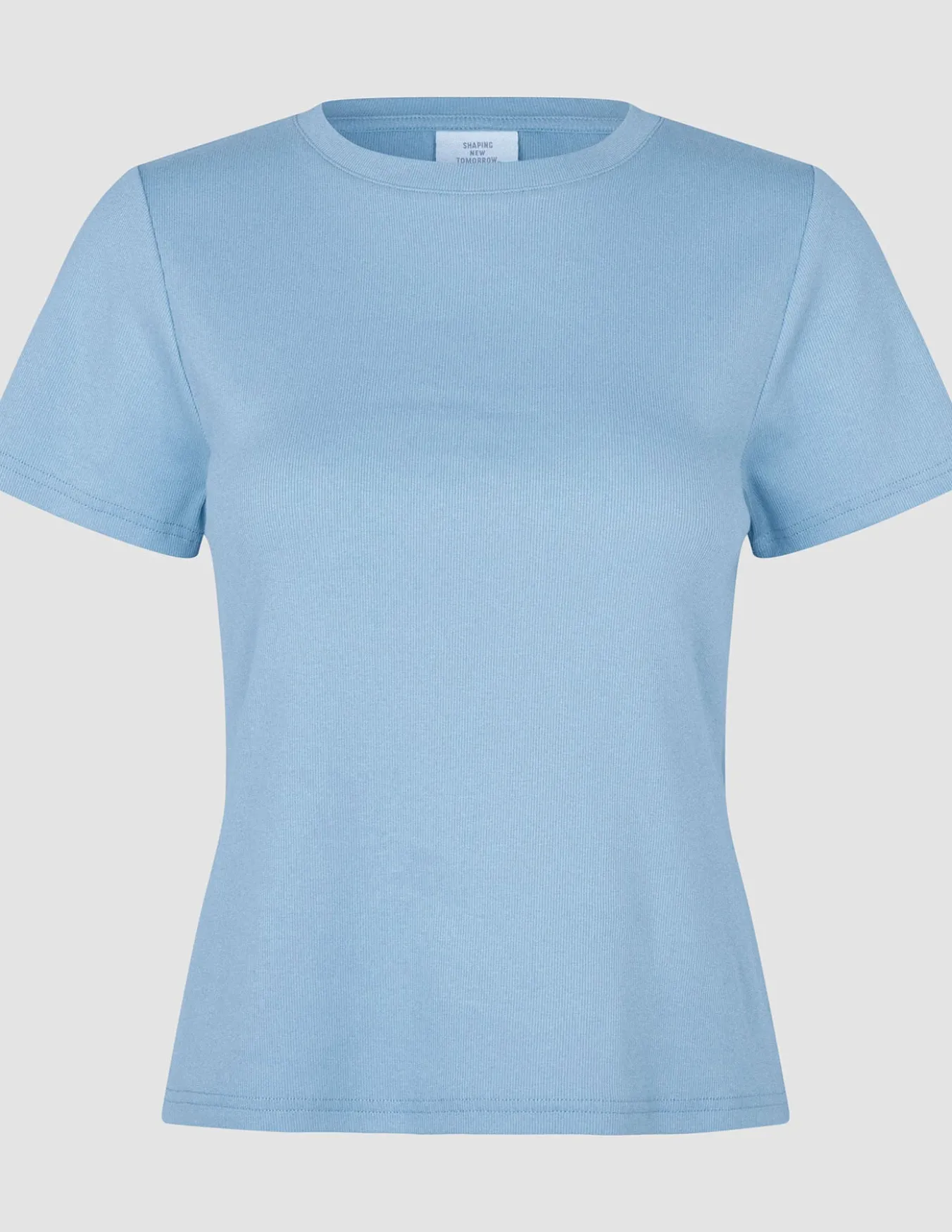 Women's Rib T-Shirt Blissful Blue
