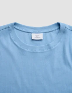 Women's Rib T-Shirt Blissful Blue