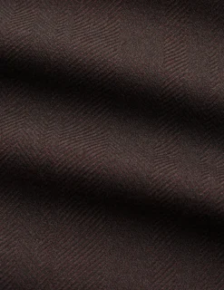 Women's Serene Pants Wide Chocolate Herringbone