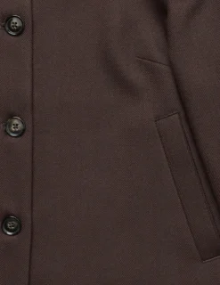 Women's Serene Short Jacket Chocolate Herringbone