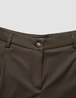 Women's Skye Pants Wide Dark Chestnut Melange