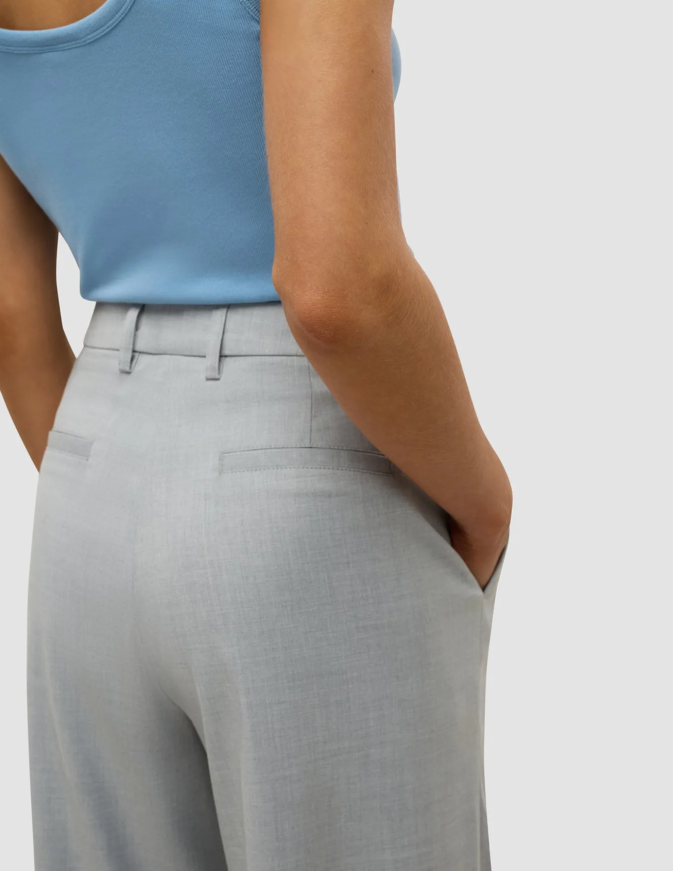 Women's Skye Pants Wide Grey Pine Melange