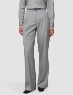 Women's Skye Pants Wide Mellow Beige Herringbone