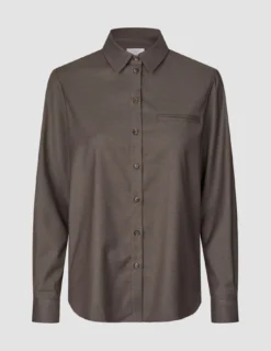 Women's Skye Shirt Dark Chestnut Melange
