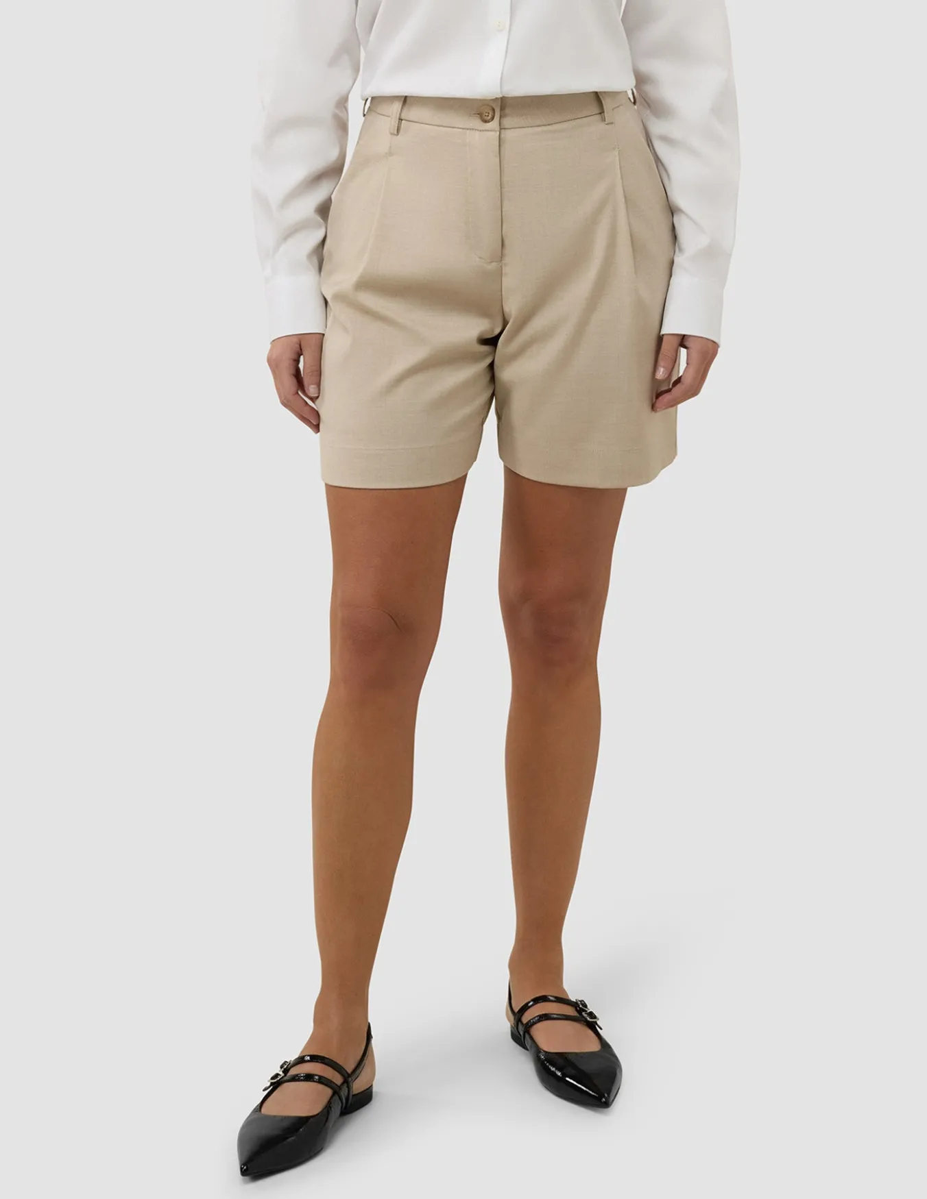 Women's Skye Shorts Sandy Beige Melange