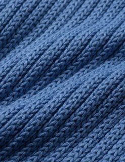 Women's Structured Knit Top Serenity Blue